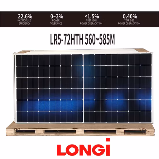 Solar Panels Half Cells 535W 540W 545W 550W Bifacial Solar Panels with TUV/CE Certification