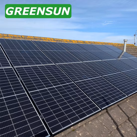 700W Highest Efficiency 25 Years Warranty Half Cell PV Solar System Monocrystalline Solar Panel with Solar Battery Bank TUV CE ISO IEC